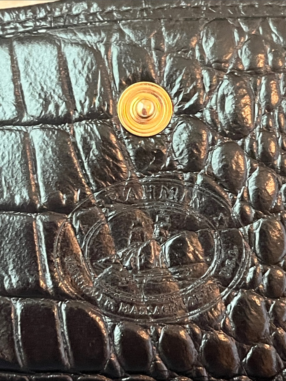 Brahmin Vintage Croc Embossed Wallet - Picture 7 of 11